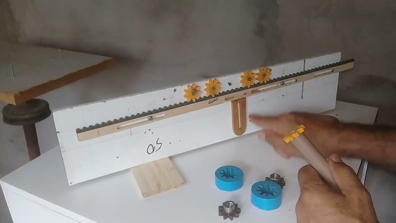 Fazendo minhas próprias engrenagens pra chocadeiras