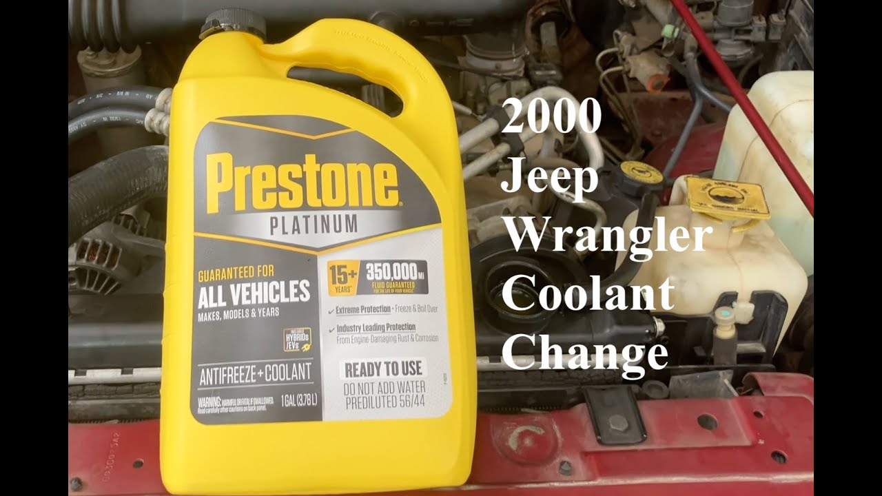 2000 Jeep Wrangler TJ Coolant Change