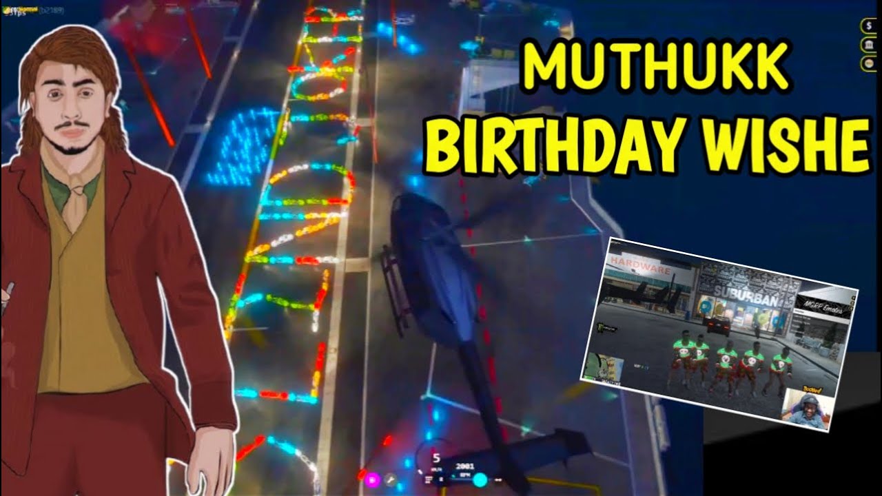 MUTHUKK BIRTHDAY WISHE | BLIND JOKER | TVA | Panda Gaming