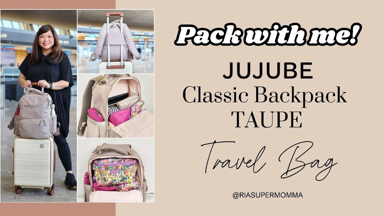 Travel Bag | PACKING | JuJuBe Classic Backpack in Taupe