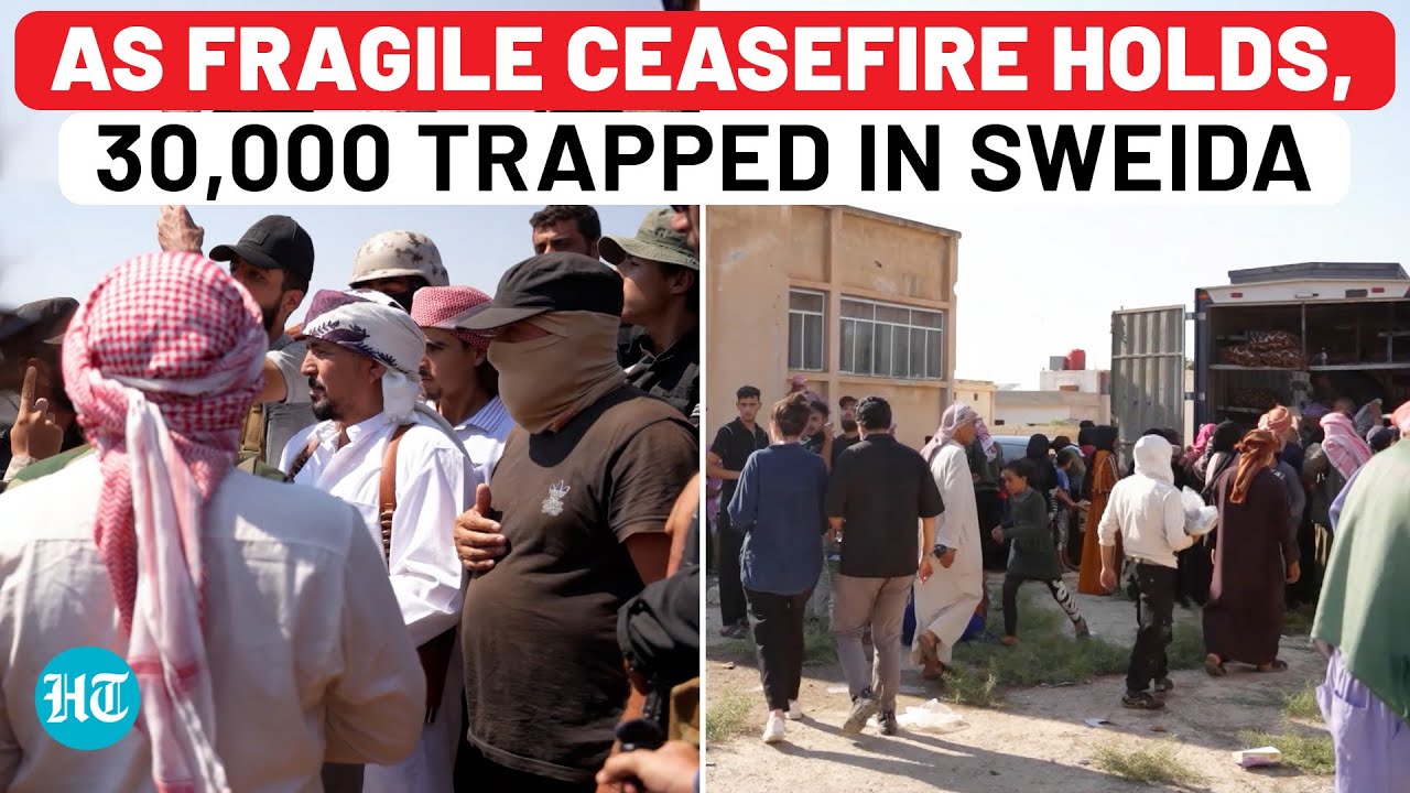 Syria Conflict: Suwayda Unrest Deepens, 30,000 Trapped in Besieged City of Sweida