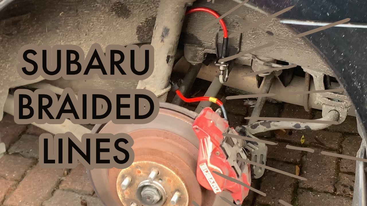 Subaru Impreza Wrx - Braided Brake Lines Install !!