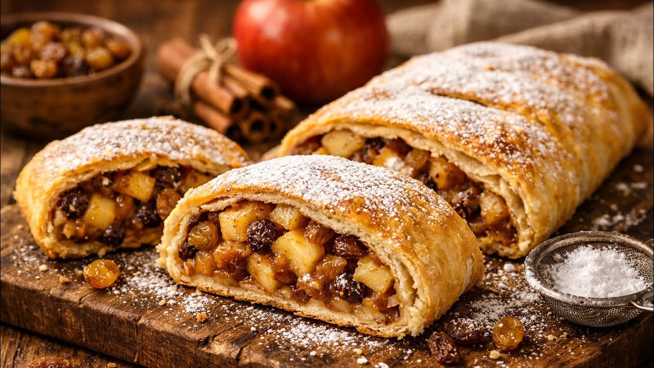 Strudel di Mele Fatto In Casa! La Ricetta più Facile!
