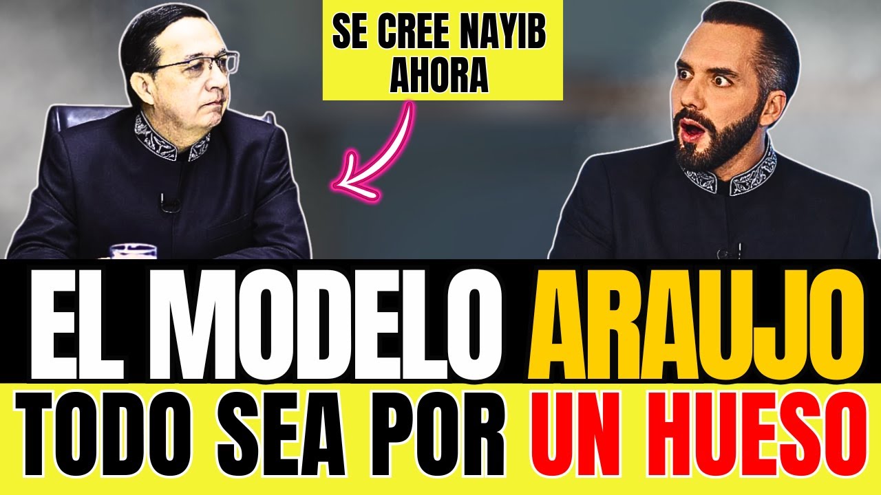 Carlos Araujo En Busca De Un Hueso Ofrece Modelo Bukele