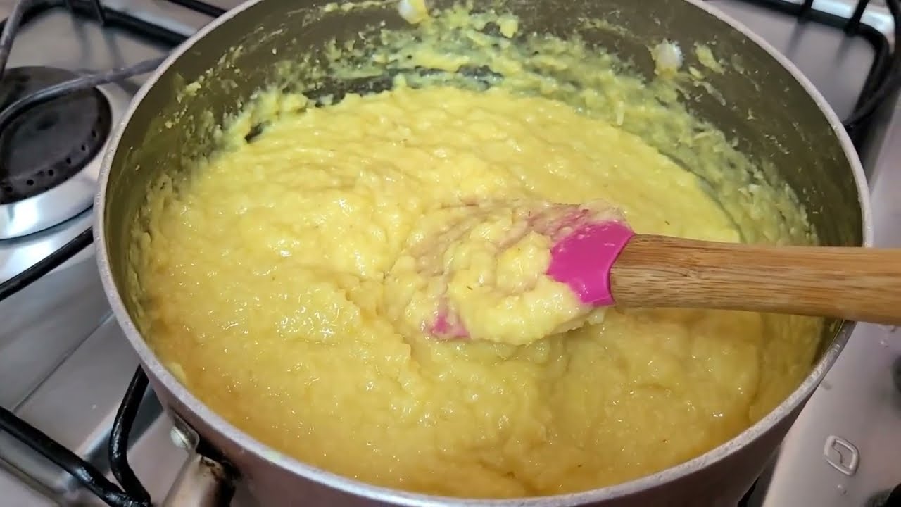 PAMONHA DE PANELA SEM PALHA SEM SAQUINHO RAPIDO E FÁCIL DELICIOSA