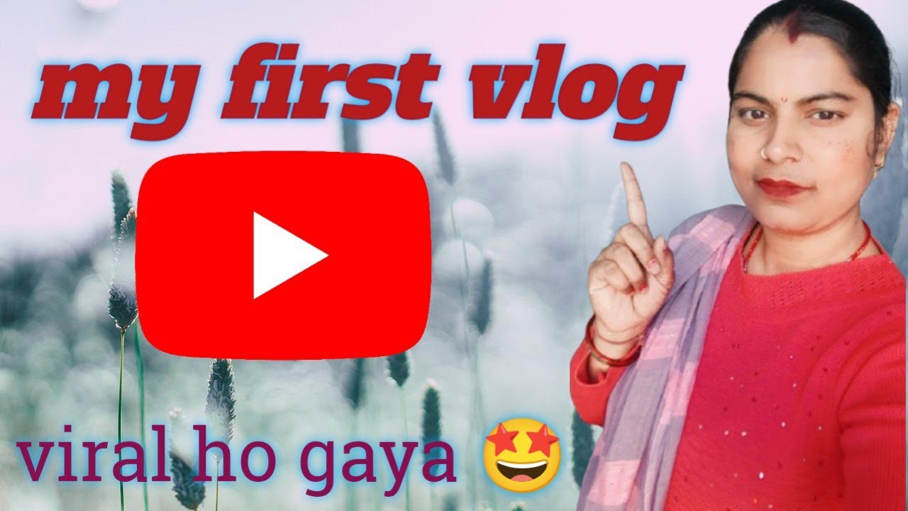 “Welcome to My First Vlog ✨”❤️