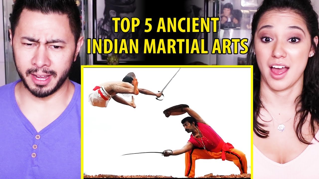 TOP 5 - ANCIENT INDIAN MARTIAL ARTS | Independence Day Special | Reaction by Jaby & Cami!