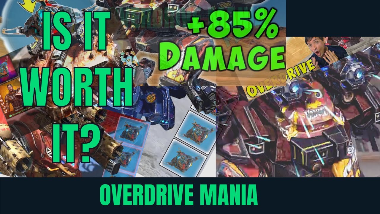 WAR ROBOTS | IS OVERDRIVE WORTH IT? | THE REALISTIC OVERDRIVE DAMAGE BREAKDOWN + OVERDRIVE TIPS