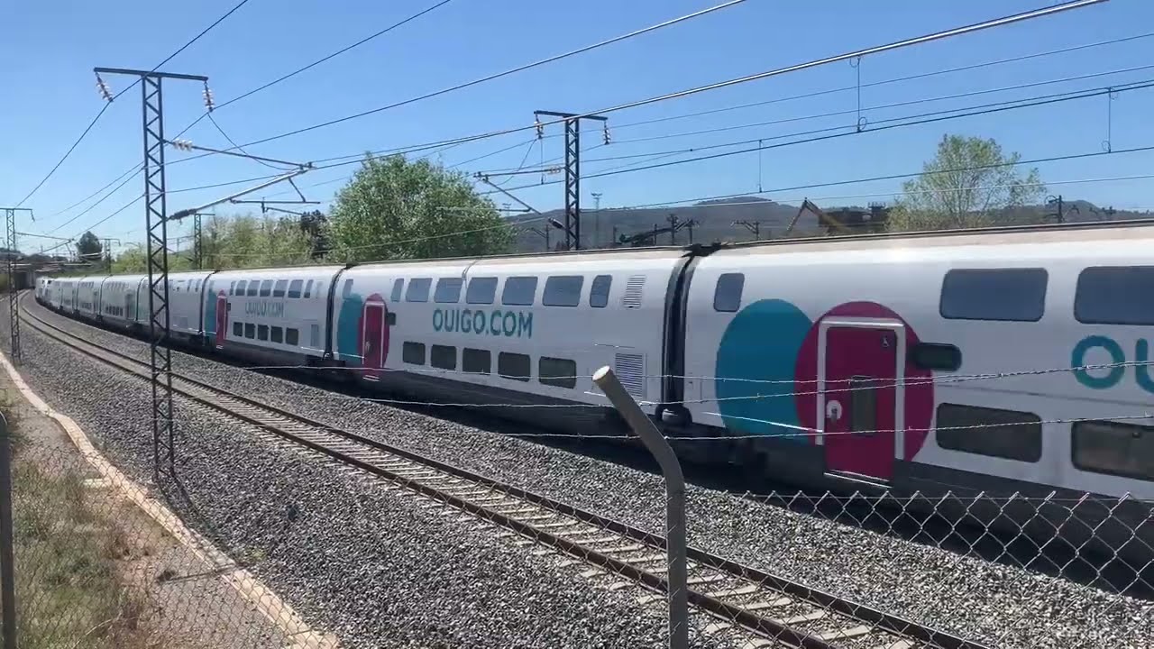 Trenes Ave, Alvia, Avant, Ouigo y Iryo por Castellbisbal