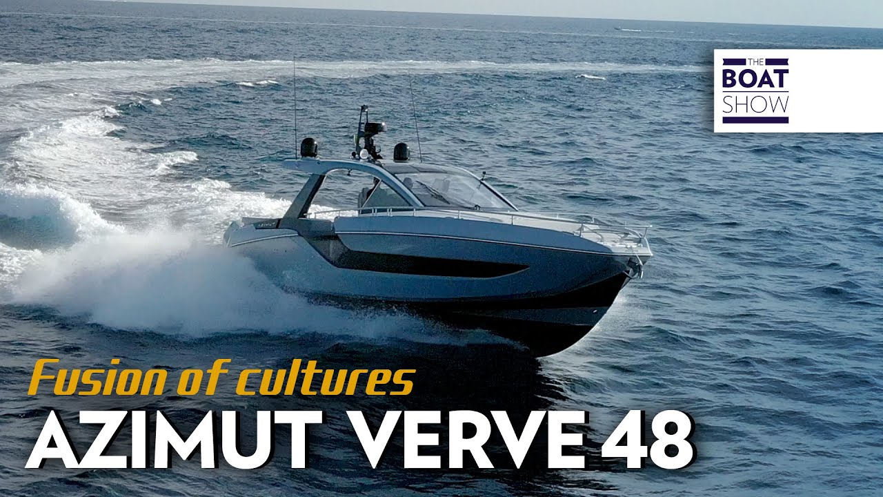 NEW AZIMUT VERVE 48 - Motor Boat Review - The Boat Show