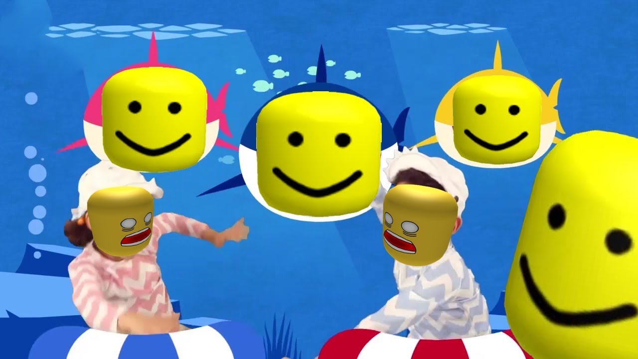 Baby shark but with the Roblox death sound