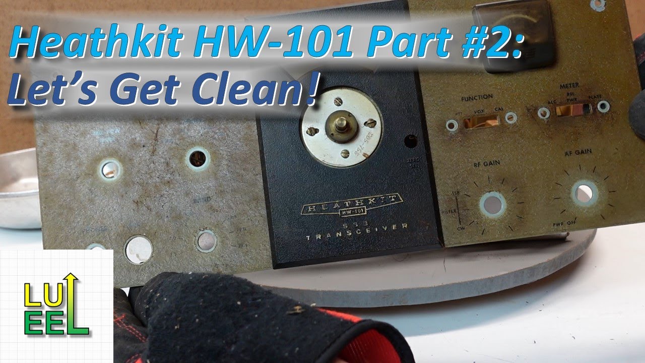 Heathkit HW-101 Part #2: Cleaning & Inspection