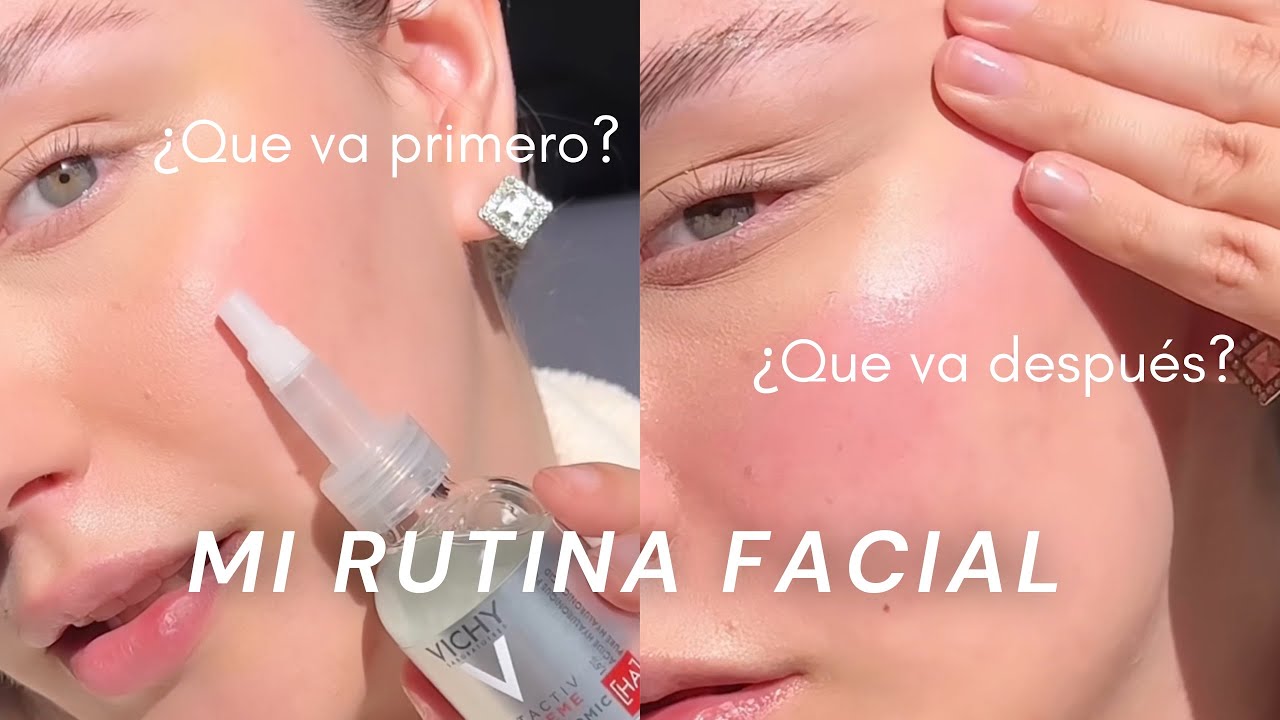 Mi rutina facial de DÍA y NOCHE + El orden de los productos de SKINCARE🤍  Melina Quiroga