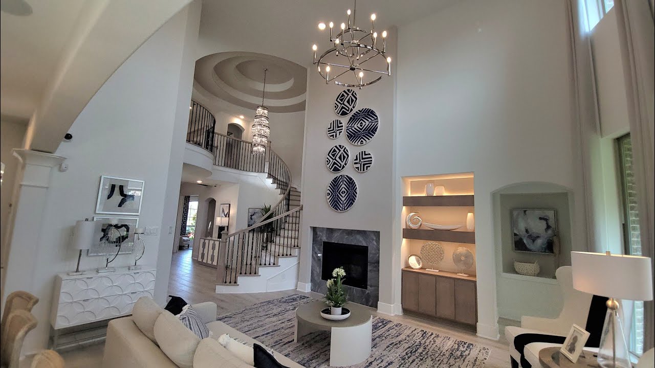 TOUR A LUXURY HOME | Beautiful SILVER Decor Ideas | New Model House Tour |   Westin Homes