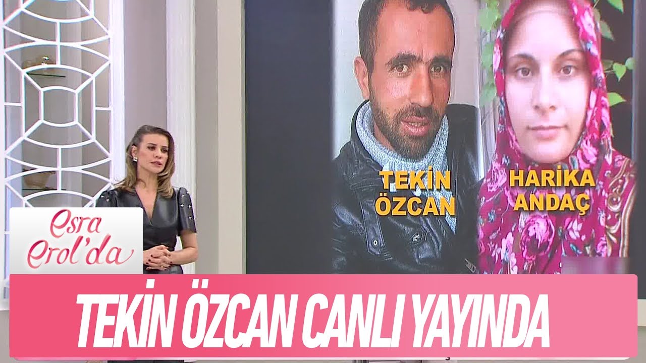 Tekin Özcan canlı yayında - Esra Erol'da 11 Şubat 2019