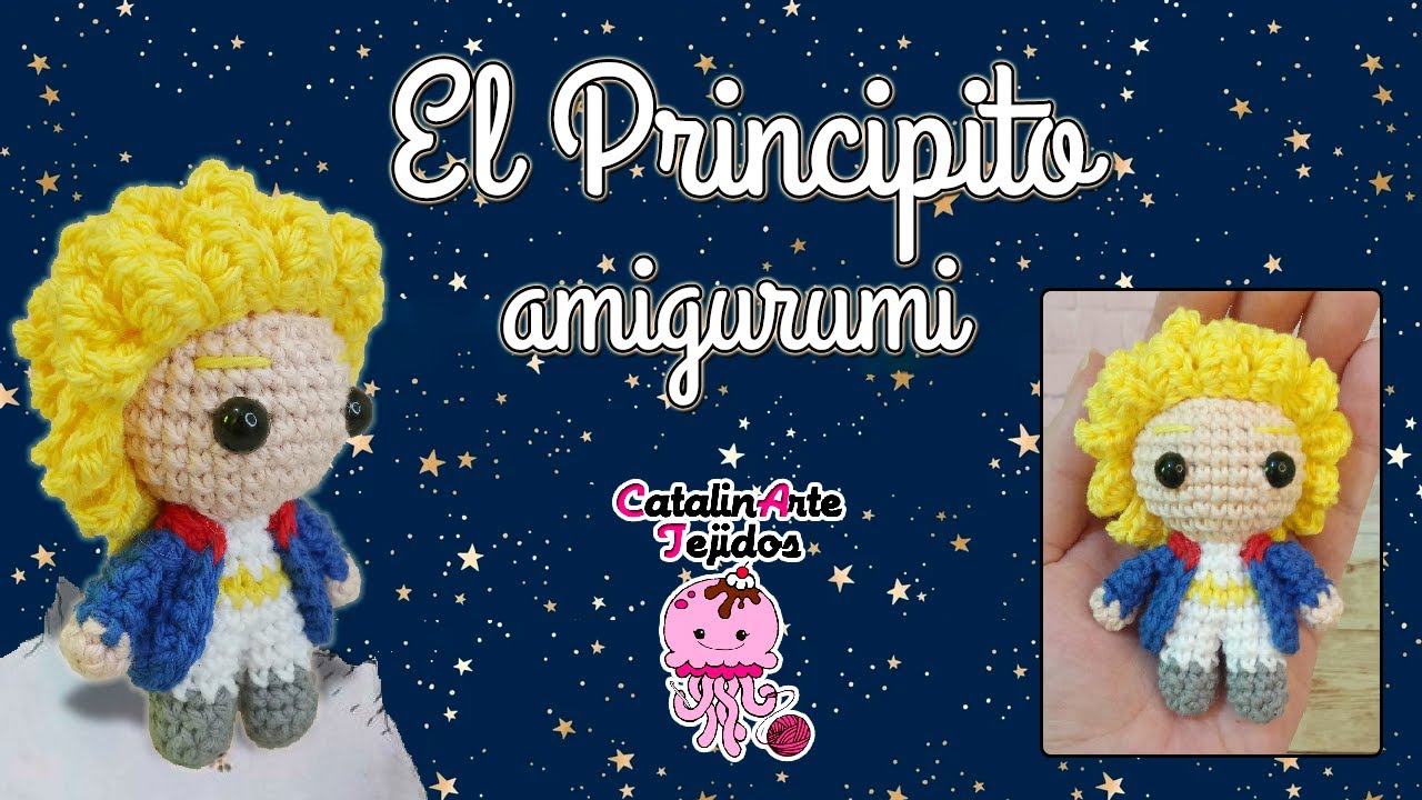 Principito mini amigurumi | CatalinArte Tejidos