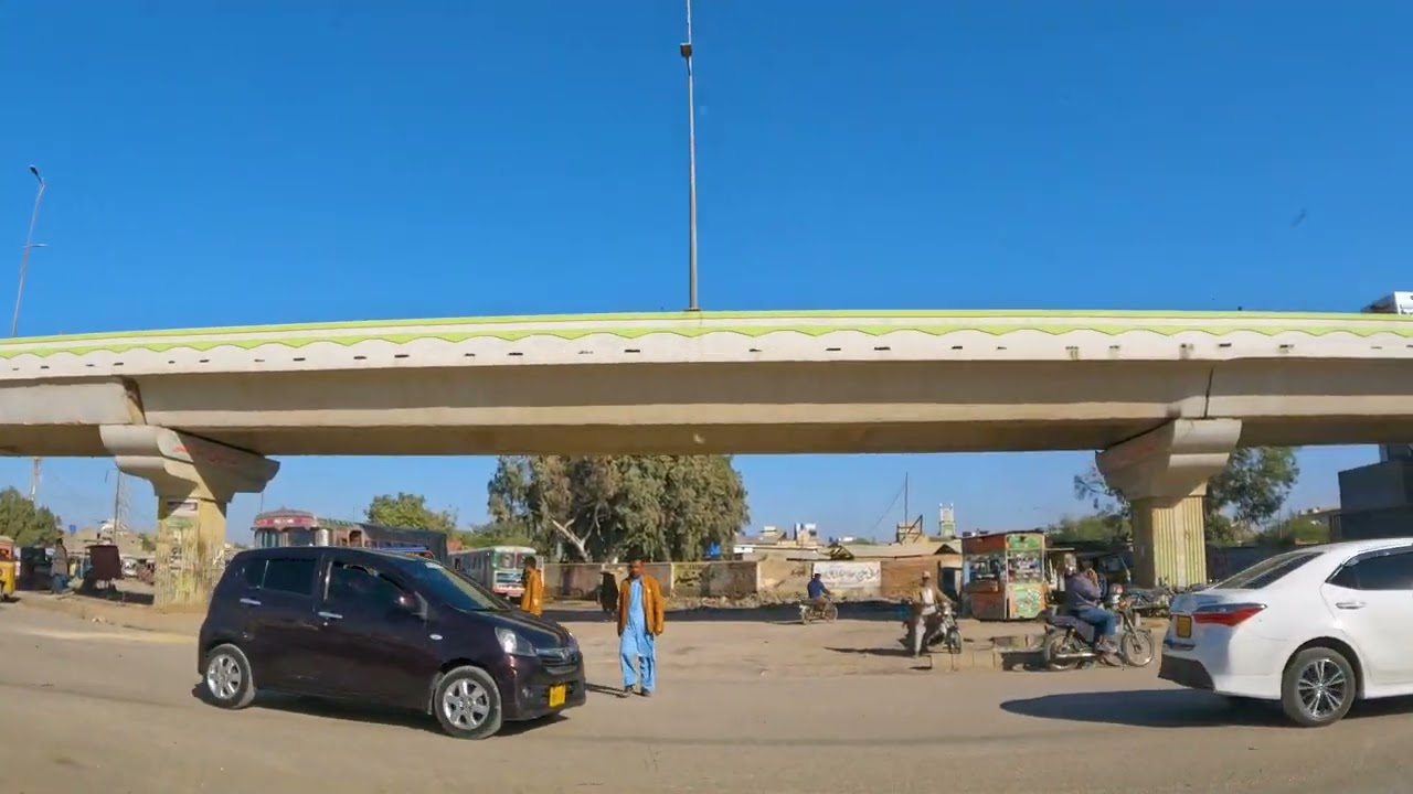 North Karachi Car Drive | Karachi Street view | 4K