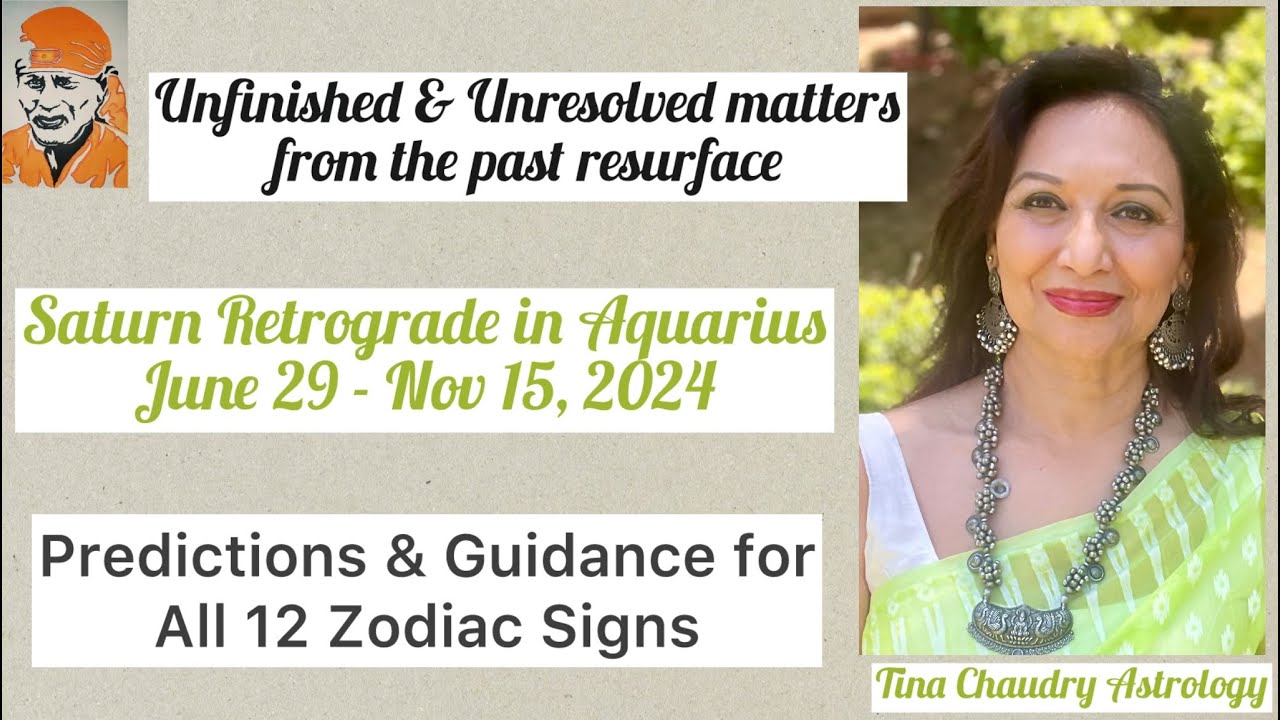 Saturn retrograde in Aquarius/ Predictions & Guidance for all 12 Zodiac signs