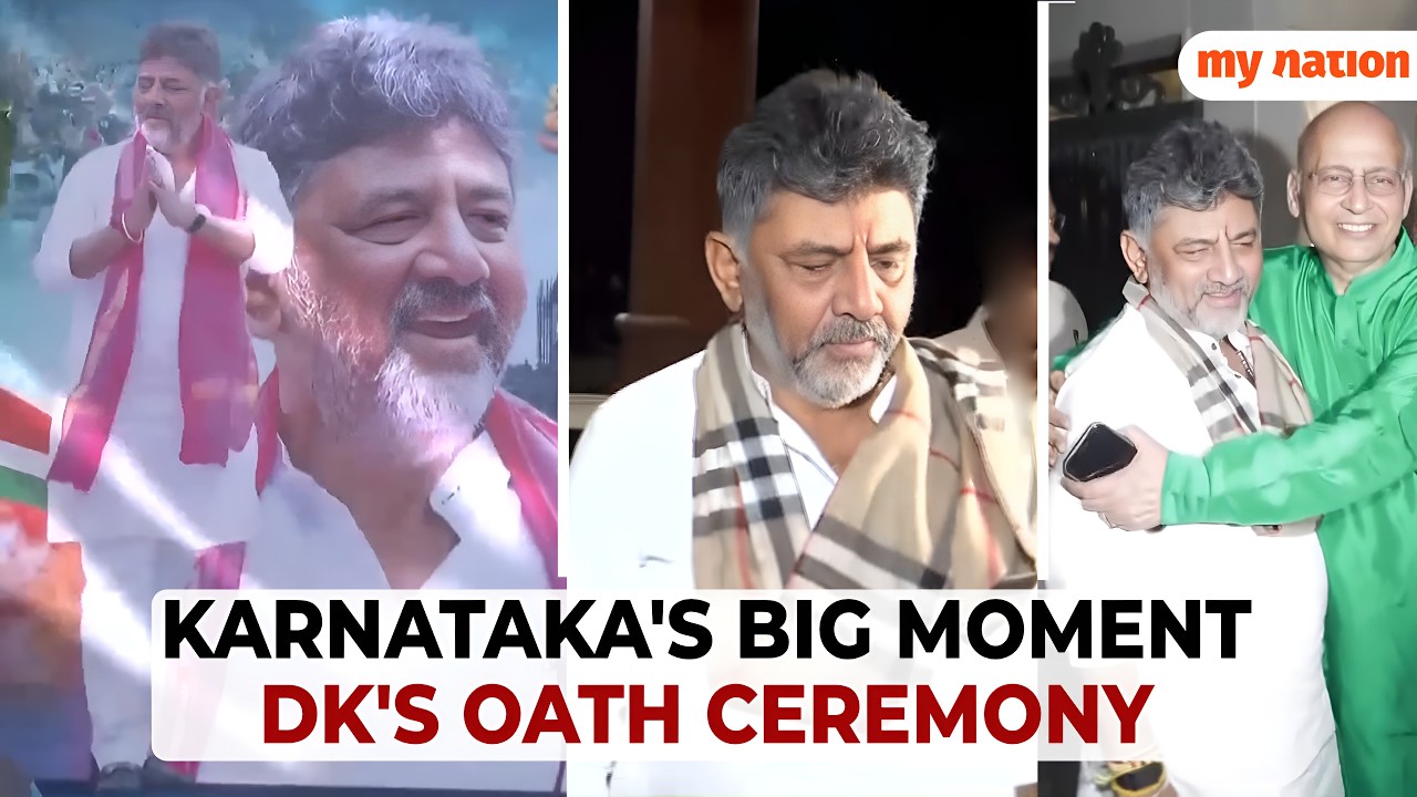 Bengaluru Gears Up For DK Shivakumar&rsquo;s Swearing-In | City Covered In Posters | My Nation