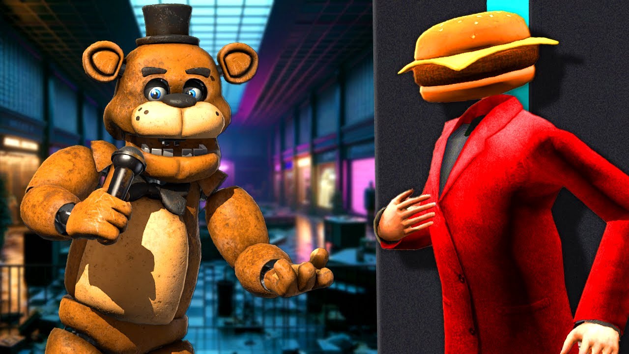 I am Being Chased By FNAF Characters in a Mall in Gmod! (Garry's Mod RP)