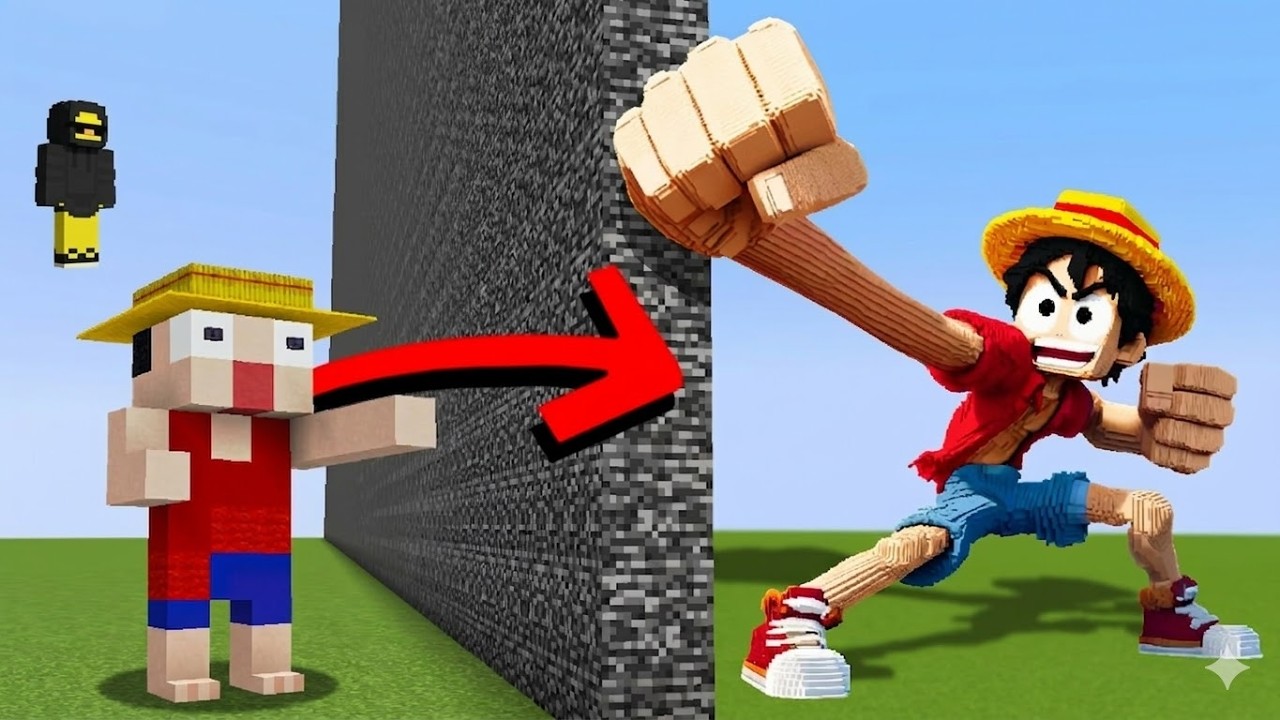 غشيت بحرب البناء عن طريق هاك ( انمي ون بيس ) 😱 !!