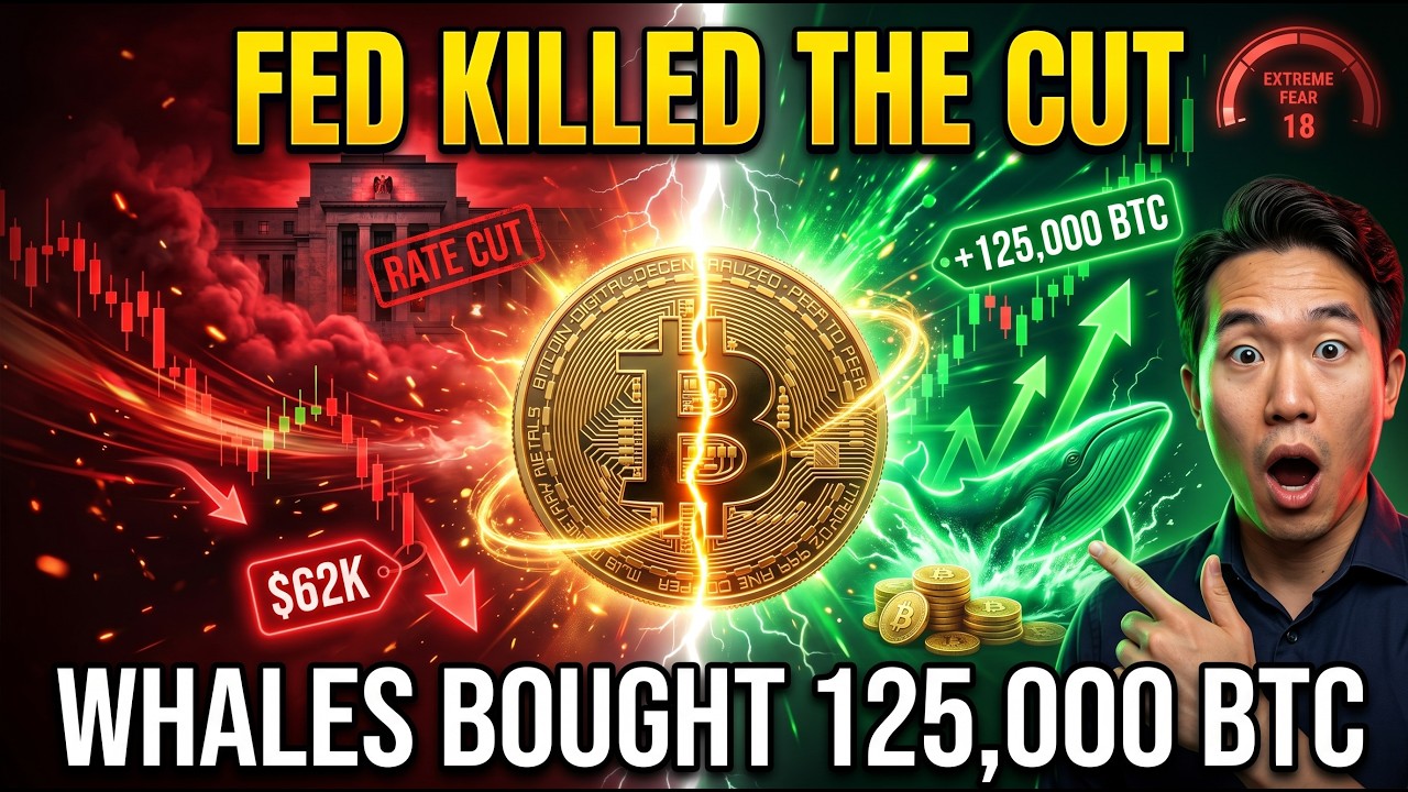 BITCOIN EMERGENCY: The Fed Just Killed the Rate Cut &mdash; But Someone Bought 125,000 BTC Today.