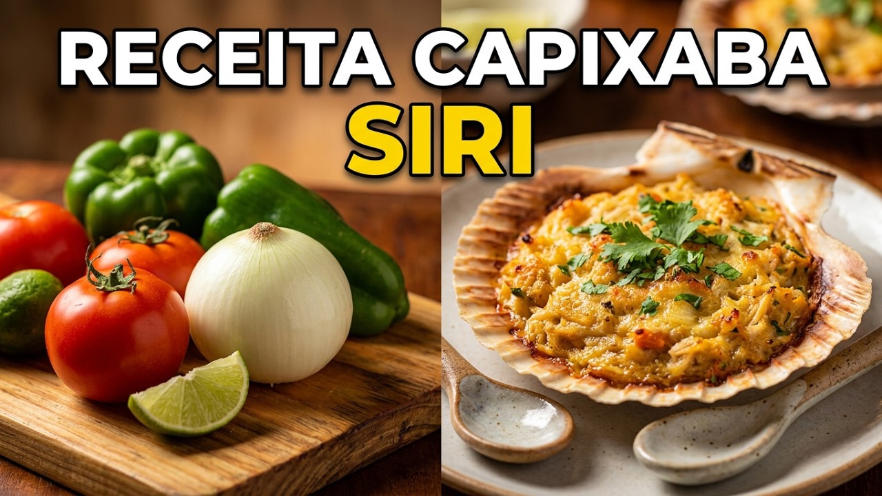 A VERDADEIRA CASQUINHA DE SIRI  \Receitas capixabas da Léia/