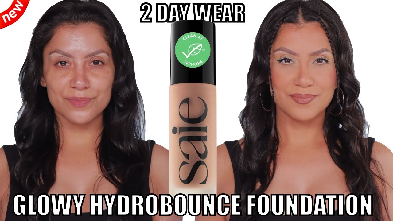 2 DAY WEAR *new* SAIE GLOWY SUPER SKIN HYDROBOUNCE SERUM FOUNDATION *oily skin*| MagdalineJanet