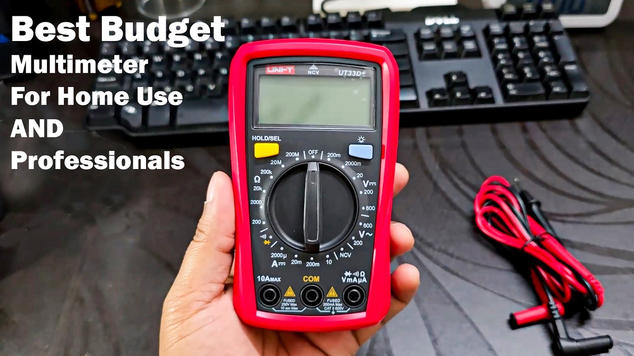 Best Budget Digital Multimeter | Unboxing & Review | UNIT-T | UT33D+ | LCD Backlight | NCV Detection
