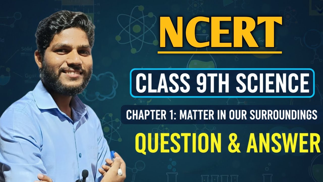 Chapter 1 question & answer class 9th chemistry | science NCERT solutions | #education #science 