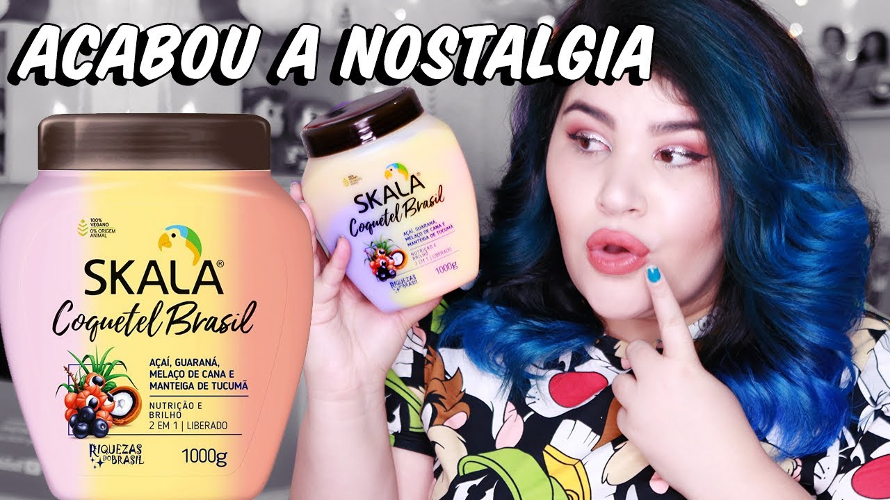 🍊 SKALA COQUETEL BRASIL acabou a nostalgia! [Vegano, Low/No Poo/Cowash]