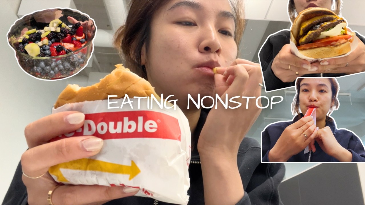 what i eat when it's that time of the month, in-n-out mukbang | The Final Twenties #2