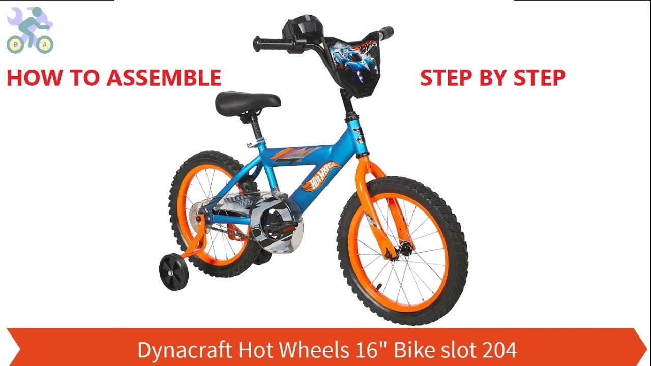 How to assemble Dynacraft 12 and16 inch Hot Wheels Boy's Bike, Blue