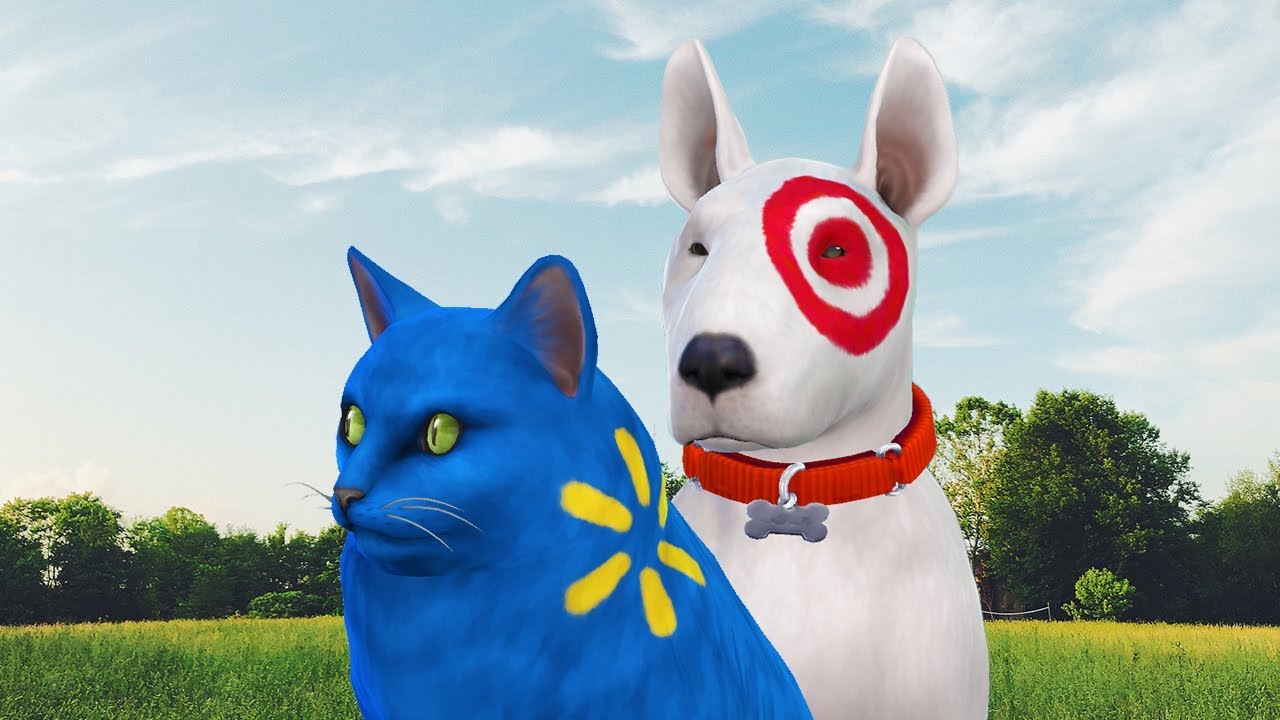 Давайте поиграем в The Sims 4 — создадим сима: собаку из Target и кошку из Walmart.