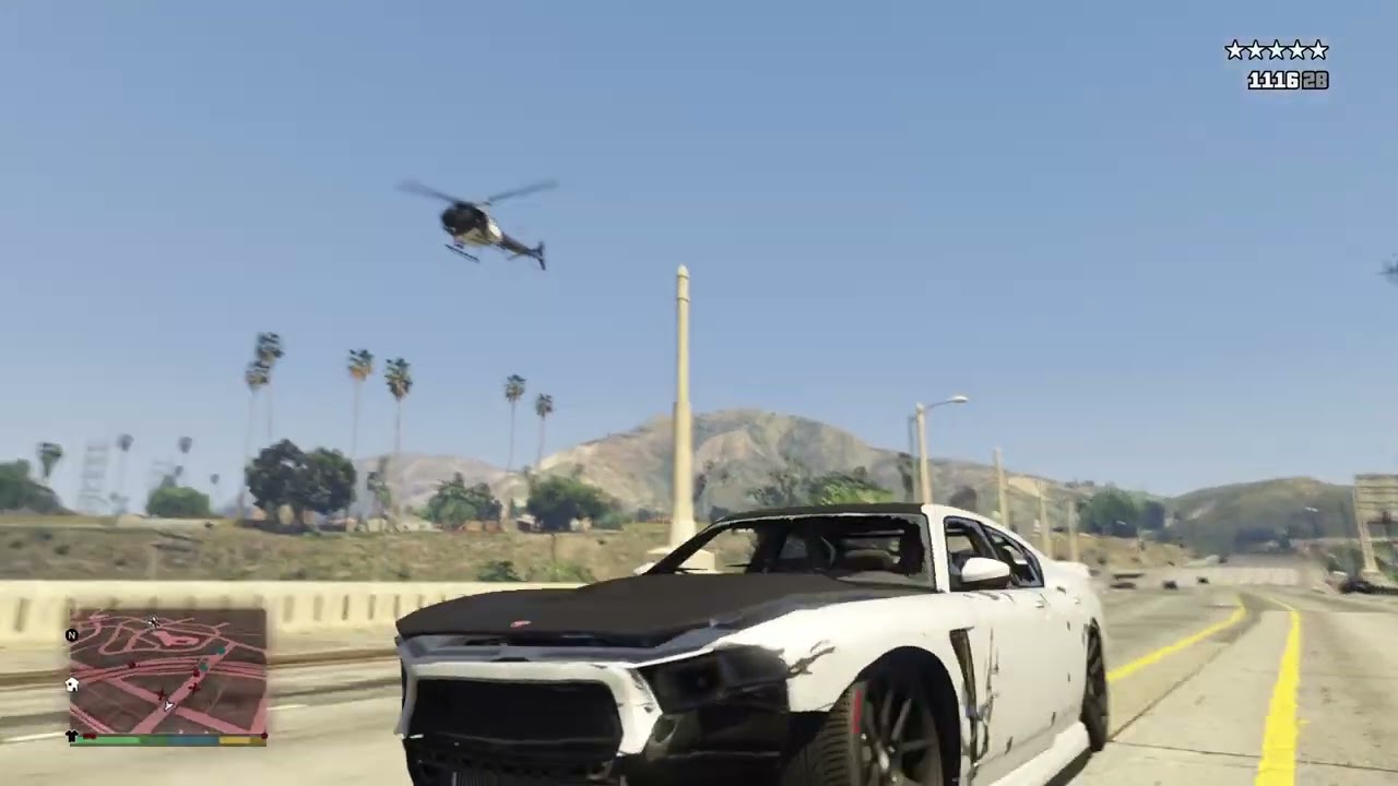 Franklin Vs 5 star wanted level l Grand Theft Auto V