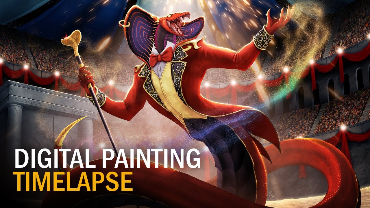 The Ringmaster | Digital Painting Timelapse