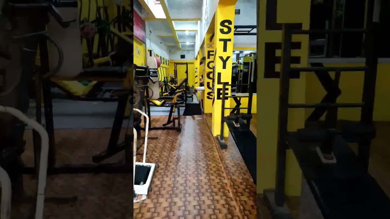 small gym setup interior design 1100sq.f