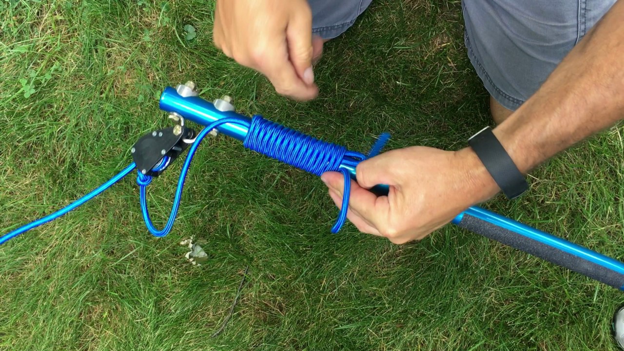 Infinity Rigging the Chute:  Step 5 - Set the Trim Line
