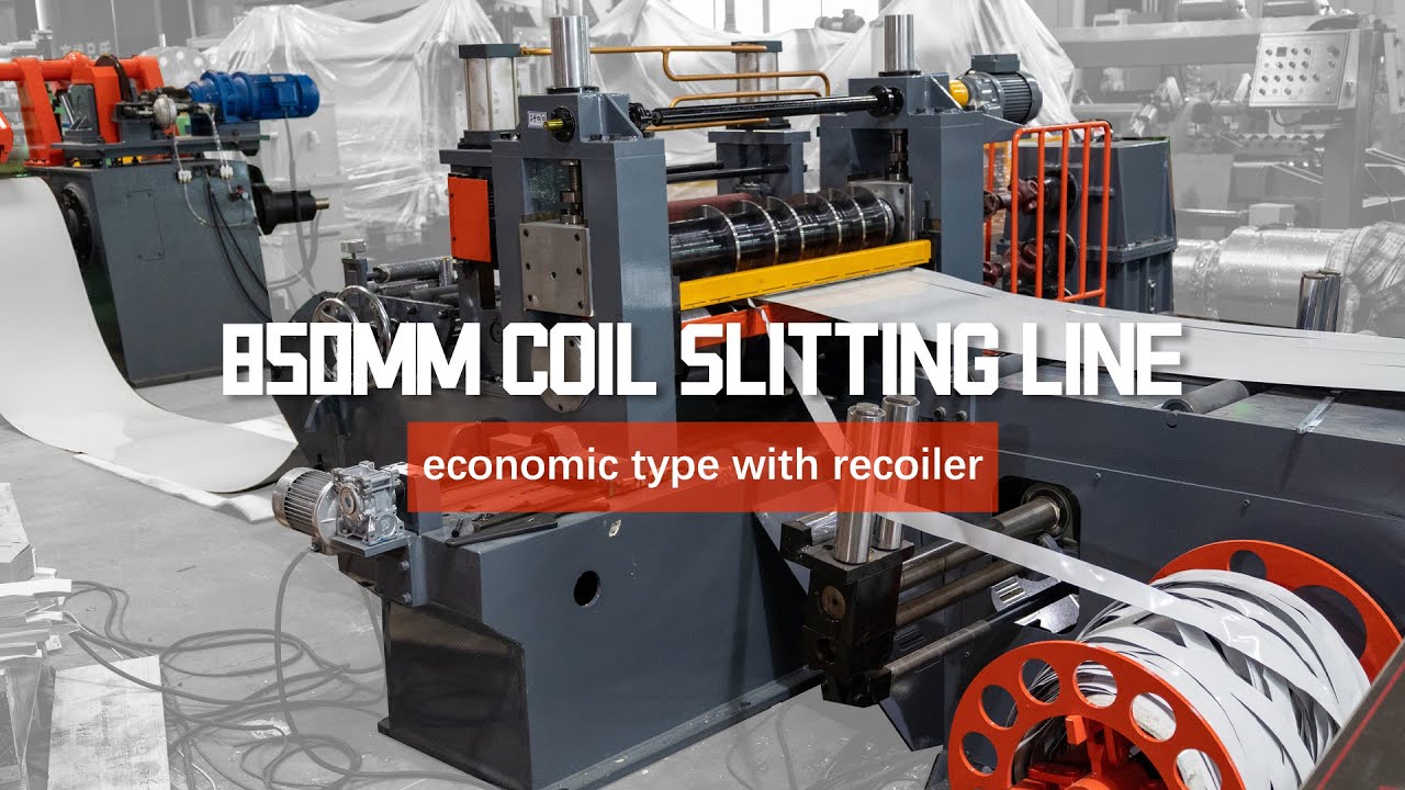 Simple Coil Slitting Machine | 0.2-2MM Steel Coil Slitting Line #slittingmachine