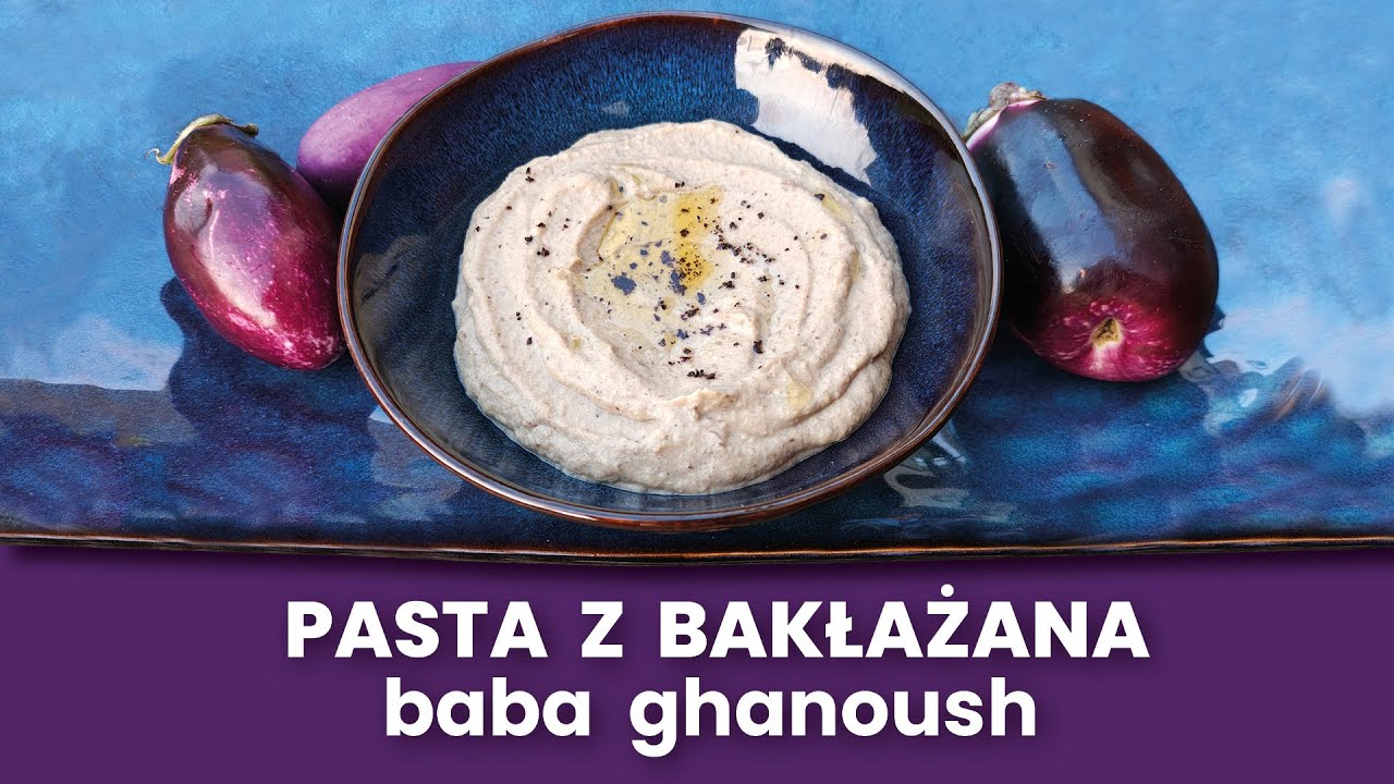 Pasta z bakłażana (baba ghanoush) z air fryera | Roasted eggplant dip