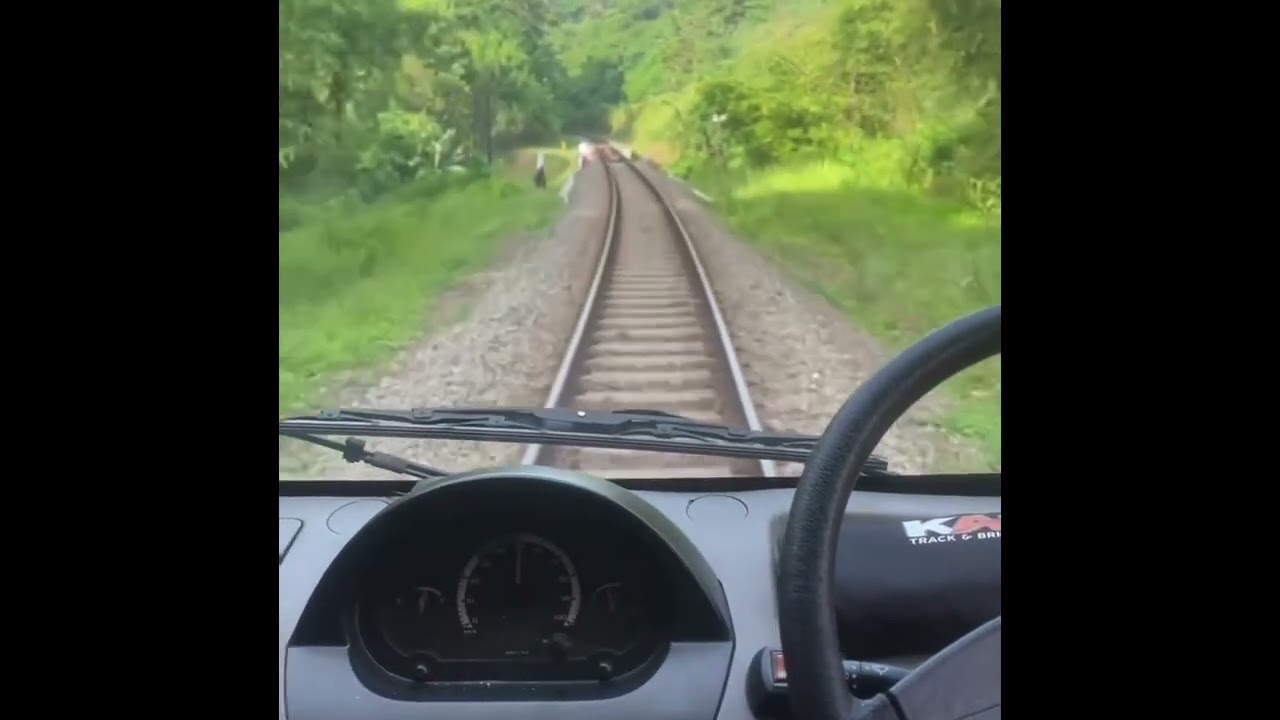 driving car at rail roads