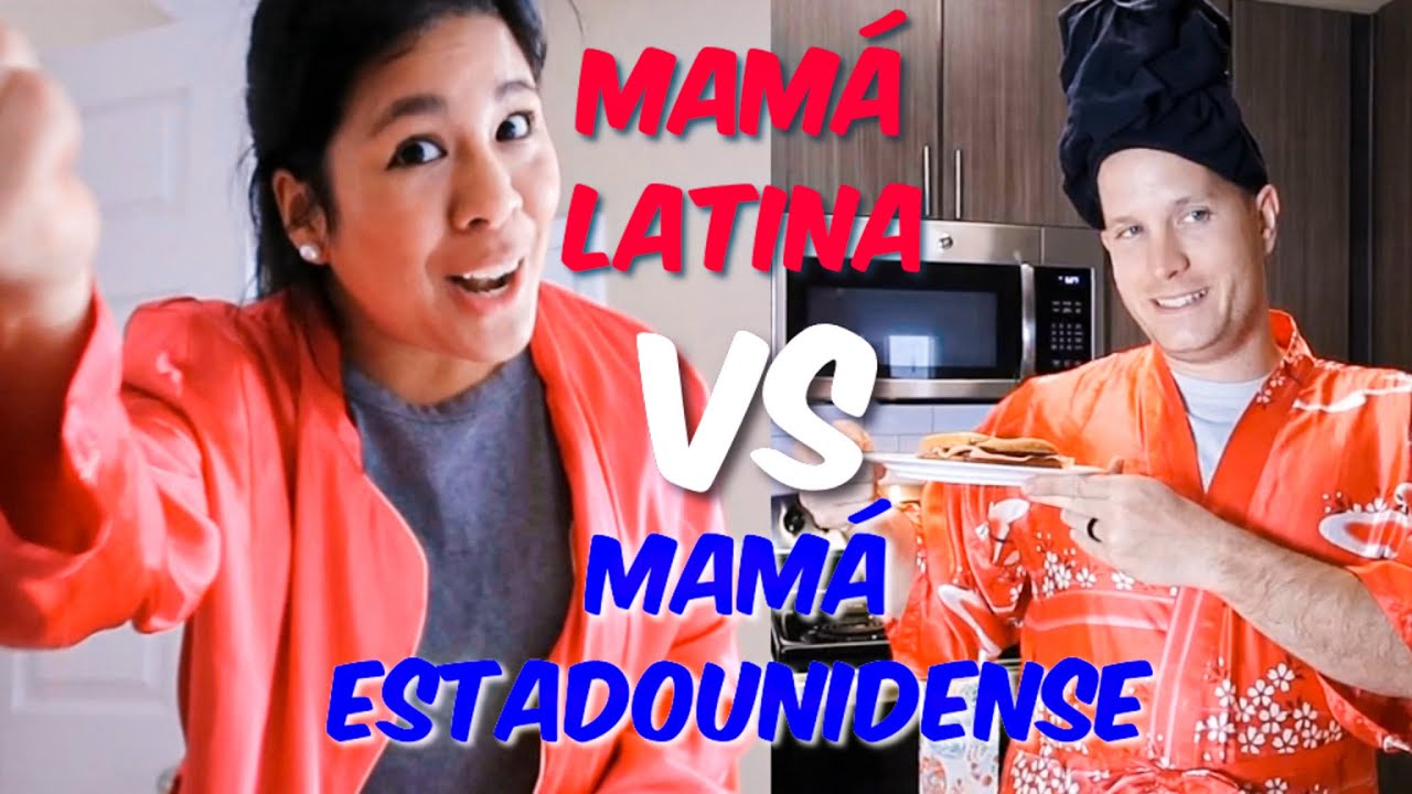 MAMÁ LATINA VS MAMÁ ESTADOUNIDENSE | SKETCH DIVERTIDO CON MI ESPOSO ESTADOUNIDENSE .