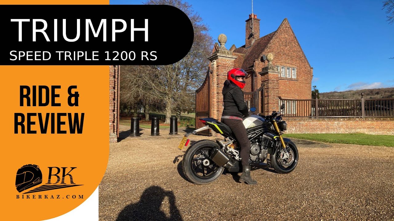 Обзор мотоцикла Triumph Speed ​​Triple 1200 RS 2025 года — видеообзор и тест-драйв.