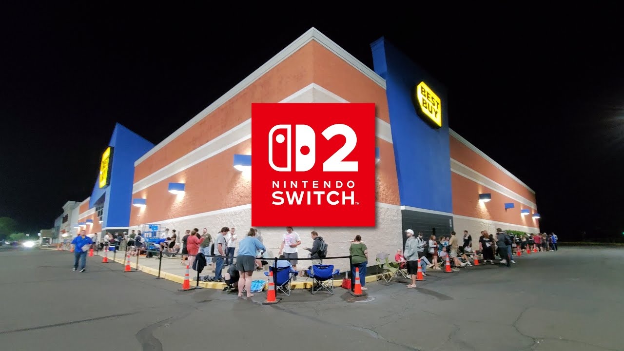 SWITCH 2: полночный запуск в Best Buy #switch2launch