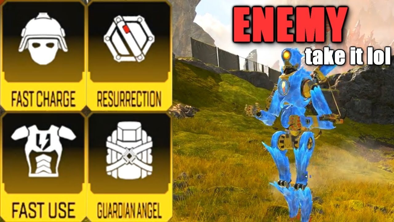 GIVEN ALL GOLD ITEMS by an ENEMY in Apex Legends