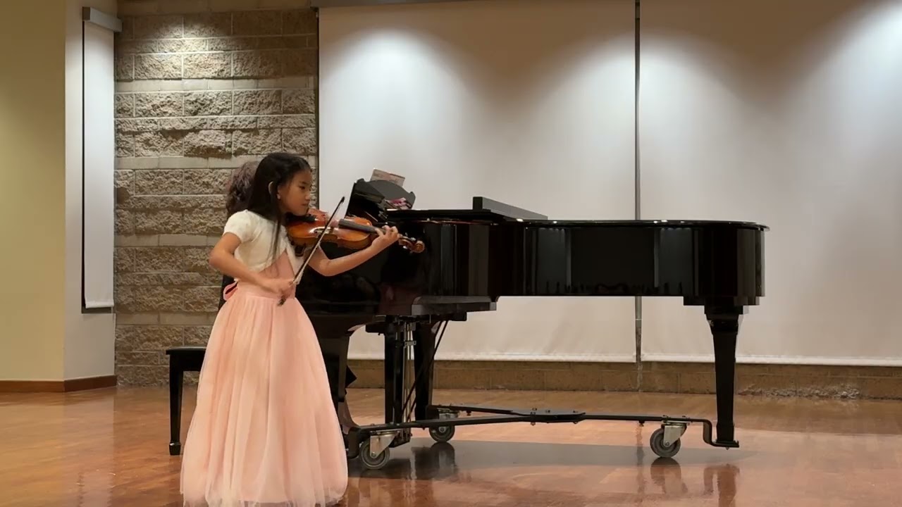 8 yr old - 1/31/26 Violin Recital - concerto no.2 3rd Movement by Seitz- Suzuki Book 4