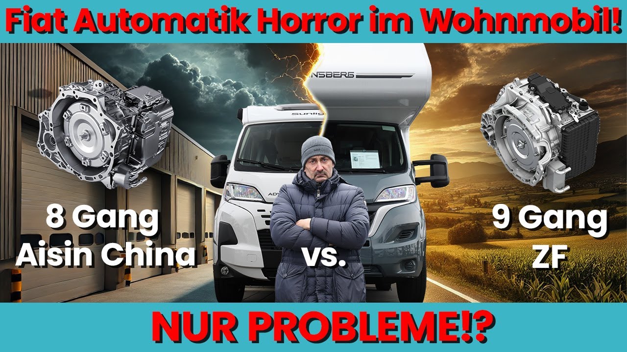 ZF-Automatikgetriebe-Probleme bei Knaus, Weinsberg, Sunlight, Hymer Wohnmobilen: Insolvenzrisiko?