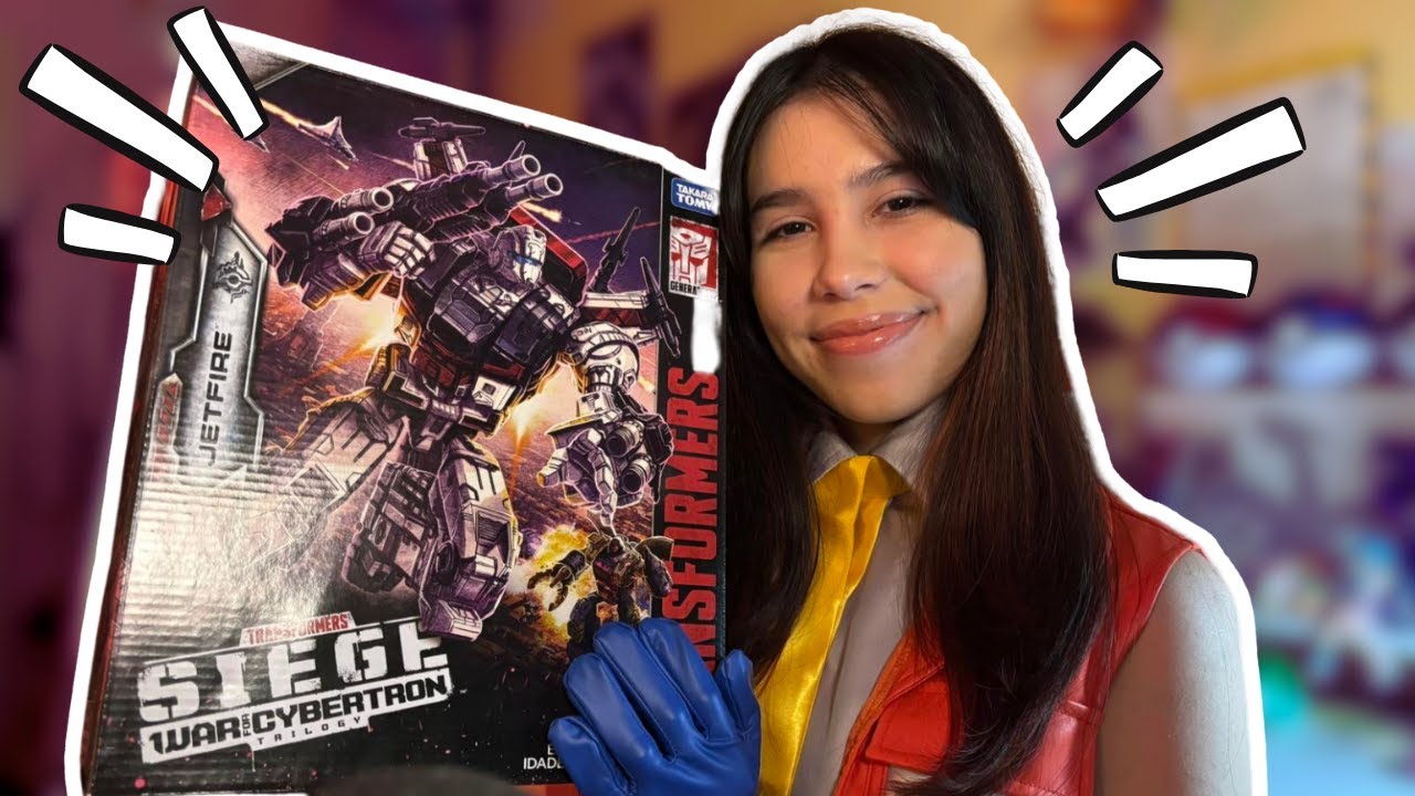 ASMR Transformers: Unboxing Jetfire (tapping on plastic, whispering)