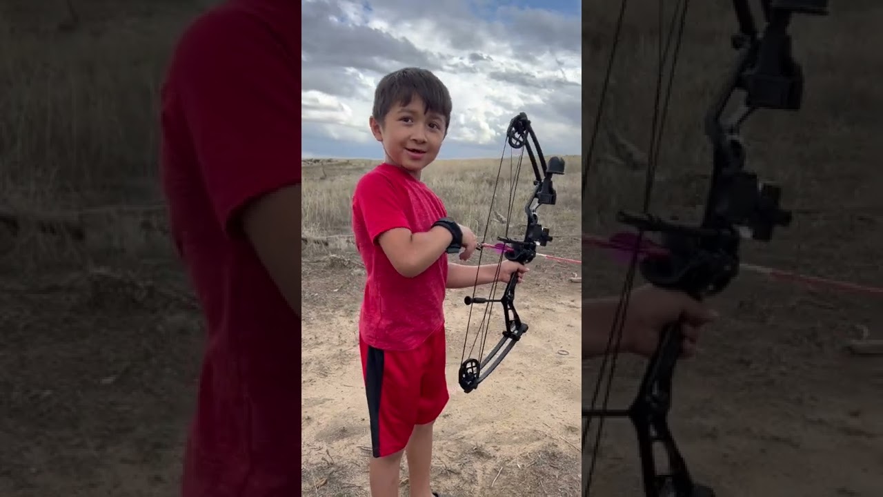 Первый блочный лук для 6-летнего ребенка!