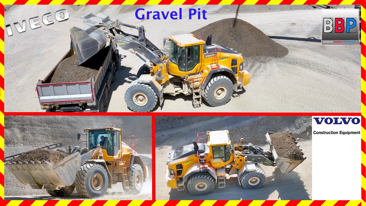 VOLVO L180H, Kieswerk Larcher, Oberembrach, Schweiz, 2023. #1